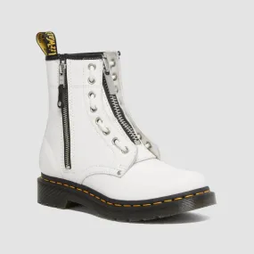 1460 Twin Zip White Sendal Boots