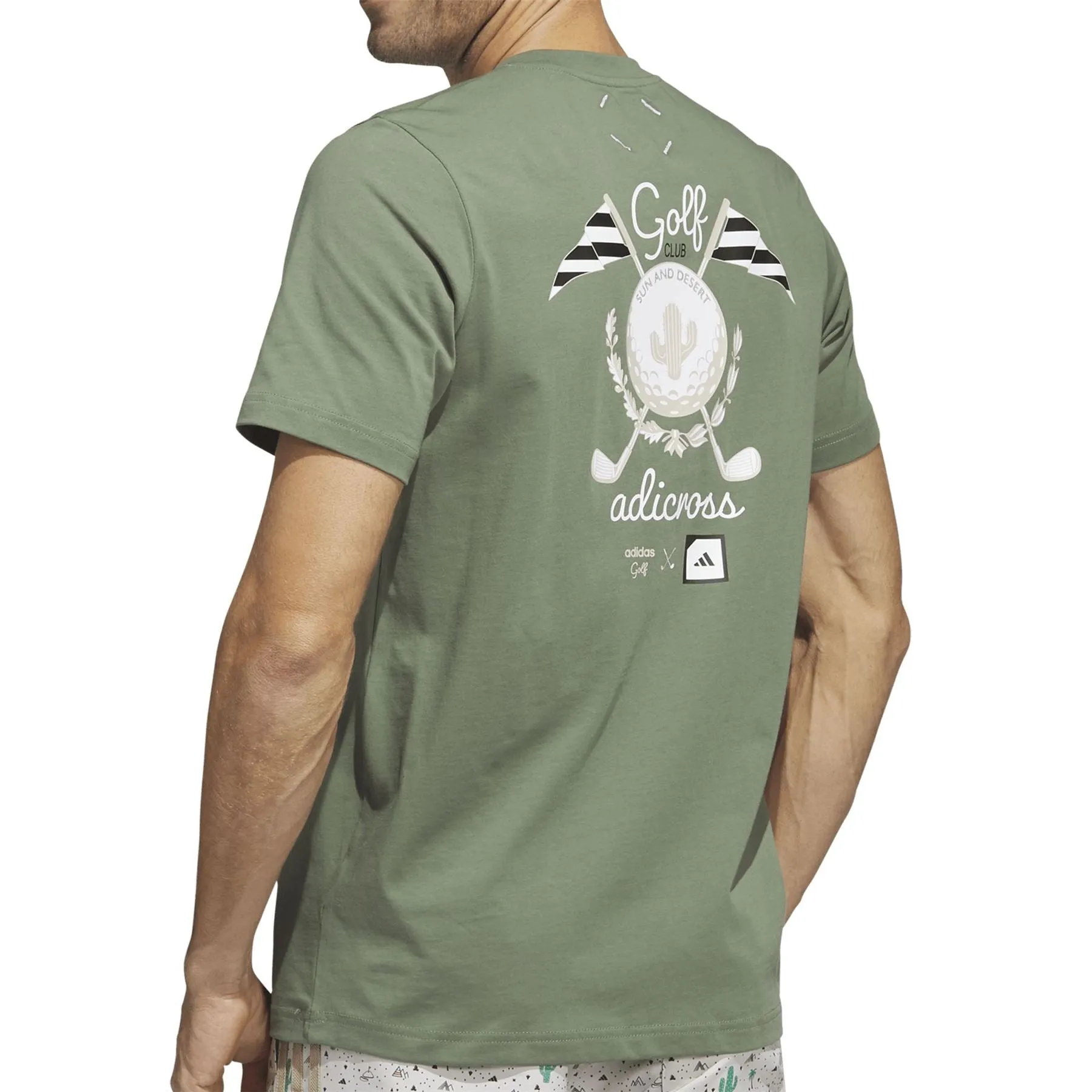 Adicross Desert Tee Natural Green - SS23