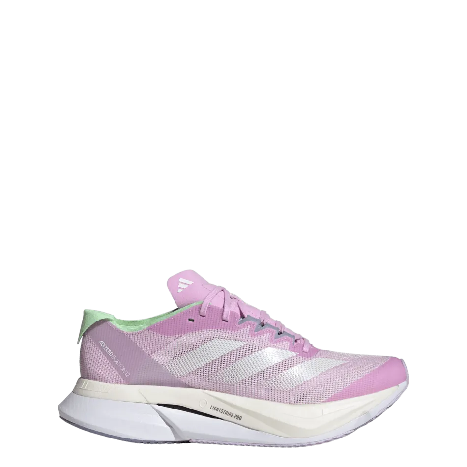 Adidas Adizero Boston 12 Women's Running Shoes SS24 Lilac