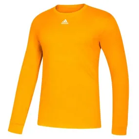 adidas Men's Collegiate Gold Amplifier Long Sleeve Tee