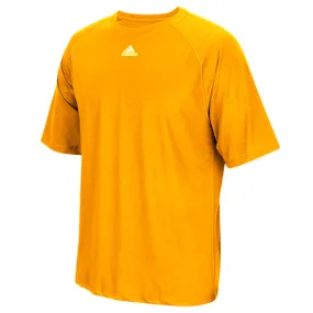 adidas Men's Collegiate Gold Performance Short-Sleeve Climalite Tee