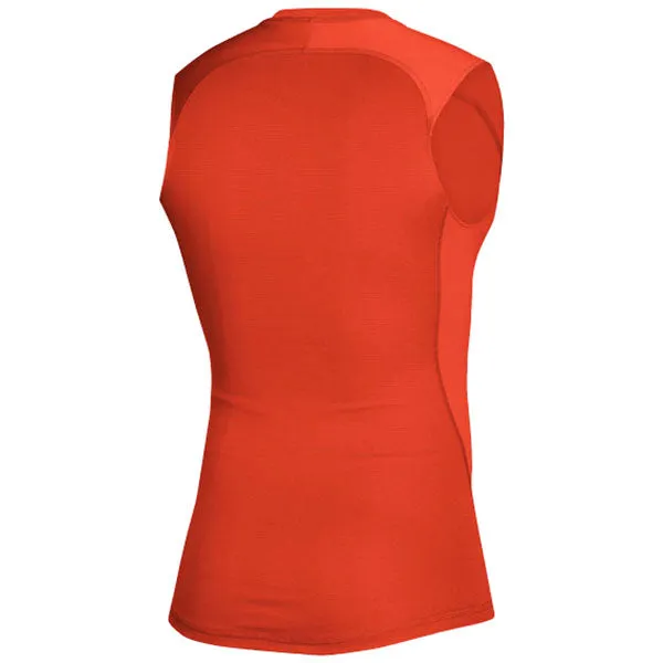 adidas Men's Collegiate Orange Alphaskin Sleeveless Top