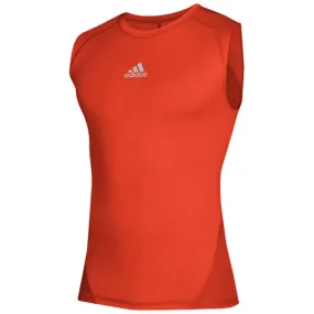 adidas Men's Collegiate Orange Alphaskin Sleeveless Top