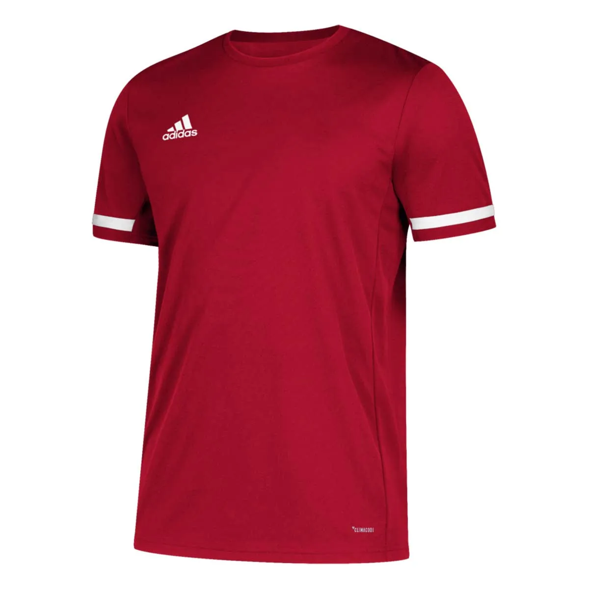 adidas Men's Power Red/White Team 19 Short Sleeve Jersey