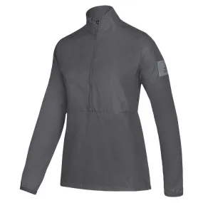 adidas Women's Grey Five/Grey Game Mode Long Sleeve Quarter Zip