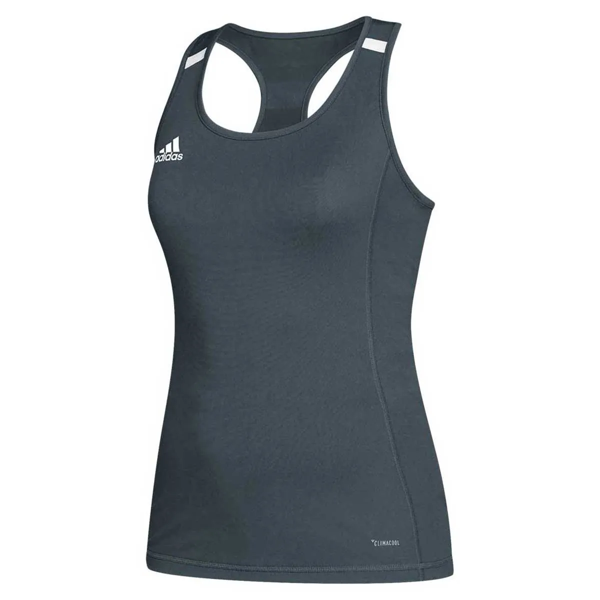 adidas Women's Grey/White Team 19 Compression Tank