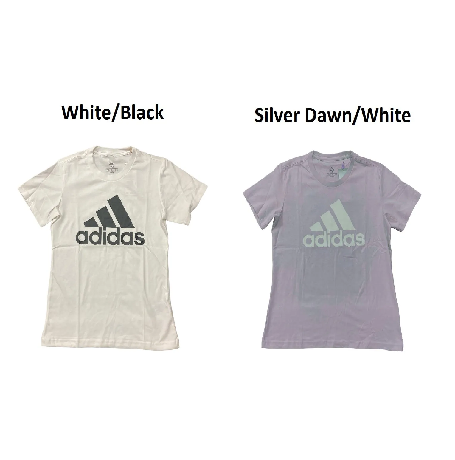 Adidas Women's Logo Design Short Sleeve Regular Fit Tee Shirt