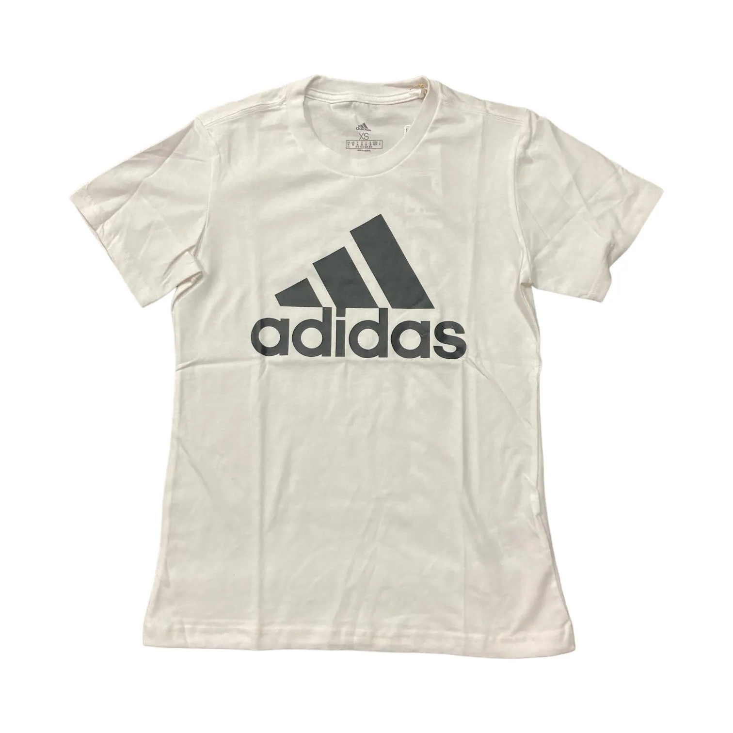 Adidas Women's Logo Design Short Sleeve Regular Fit Tee Shirt