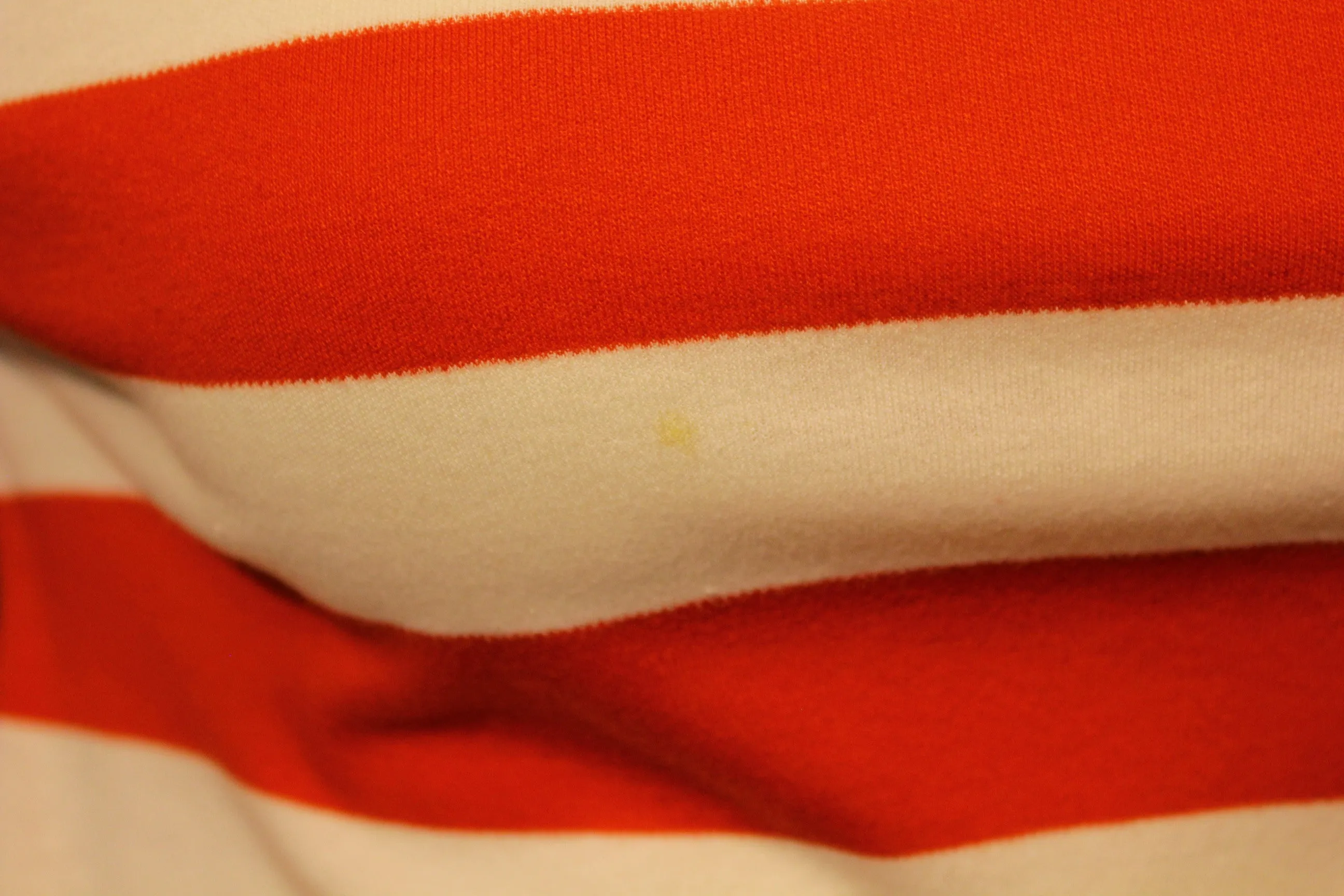 Aileen Red White Striped Long Sleeve Shirt 1980's Small