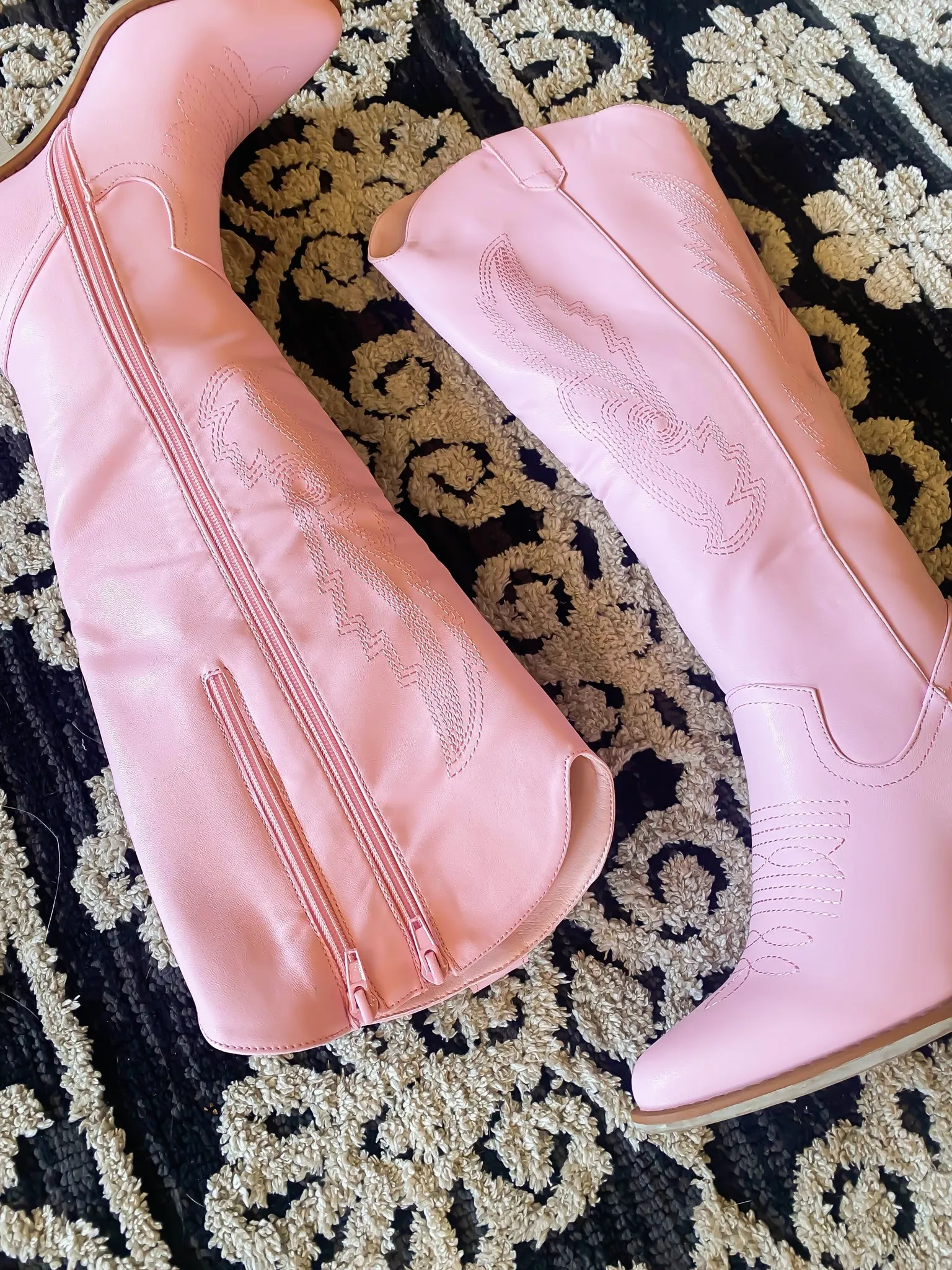 Baby Pink Cowgirl Boots