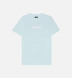 Be Nice Smoke Short Sleeve Tee Mens T-Shirt - Light Blue