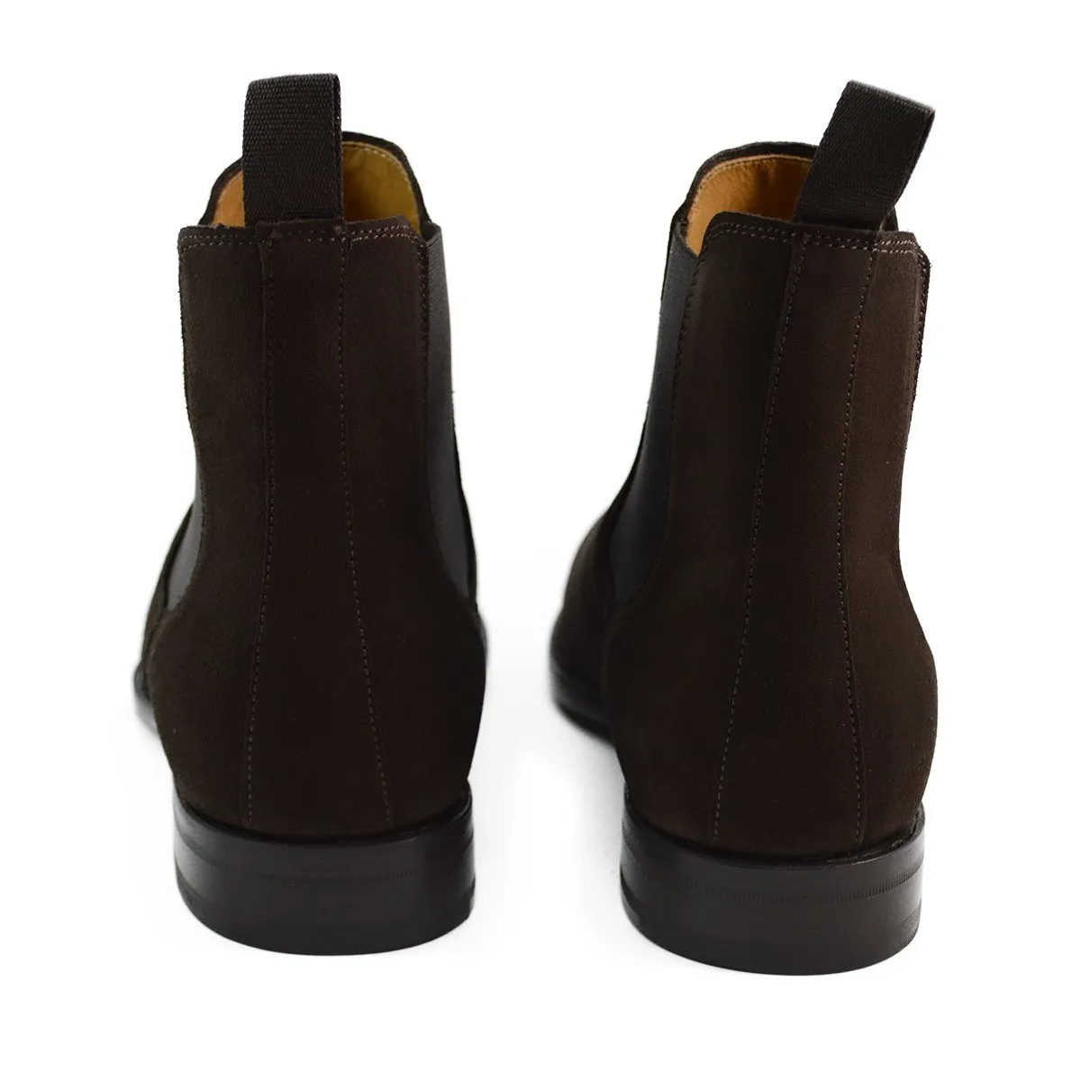 Berwick 1707 Chelsea Boot (303) - Dark Brown Suede