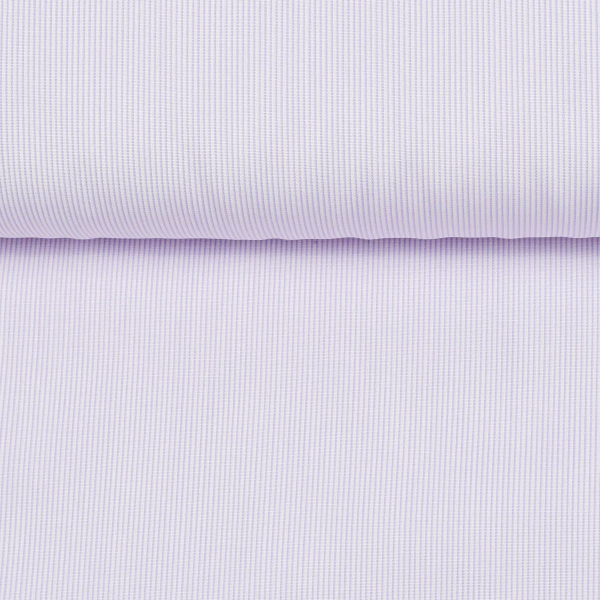 Boeing Fine Stripe Pale Violet Poplin Cotton Shirt