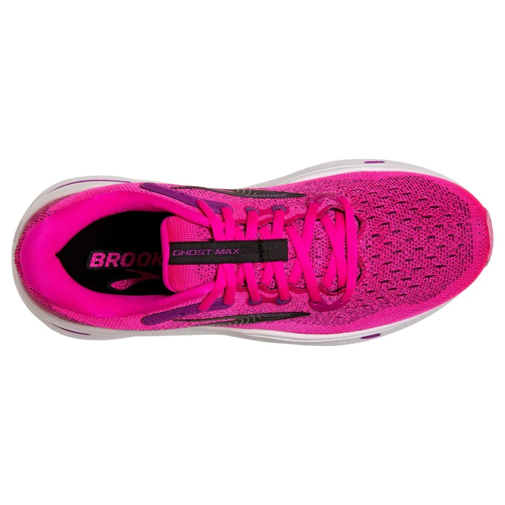 'Brooks' Women's Ghost Max - Pink Glo / Purple / Black