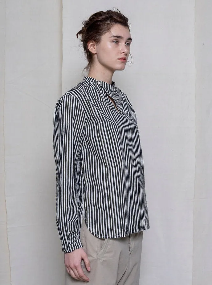 Calipso Shirt - Olive Stripe