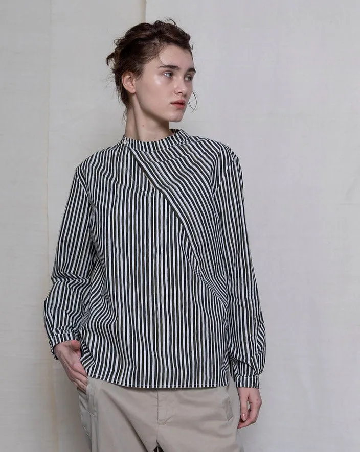 Calipso Shirt - Olive Stripe