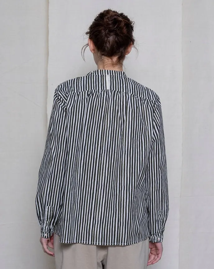 Calipso Shirt - Olive Stripe