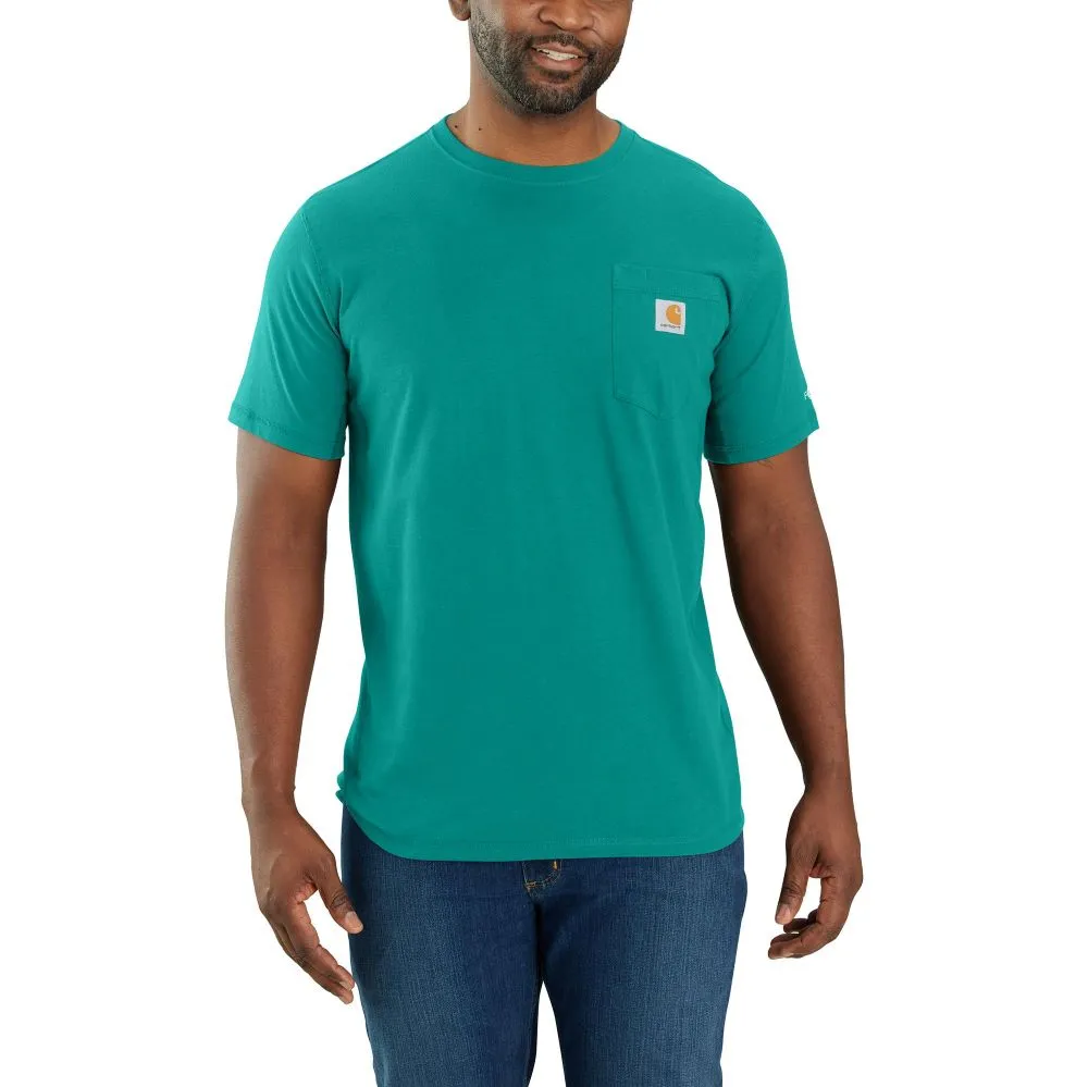 'Carhartt' Men's Force Relaxed Fit Midweight Pocket T-Shirt - Dragonfly