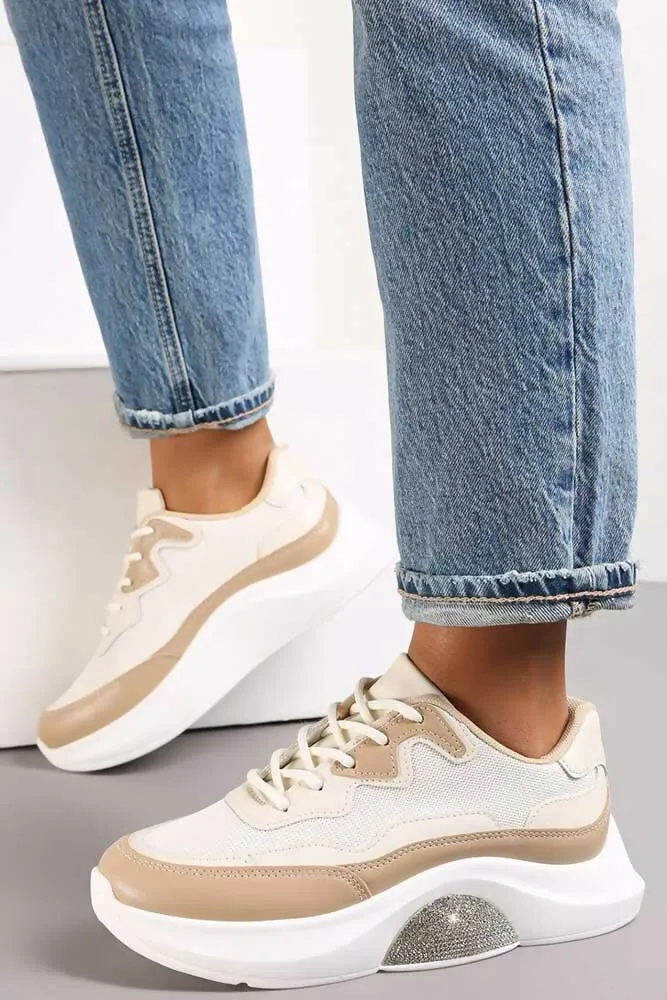 Chunky Diamante Sole Detail Trainers