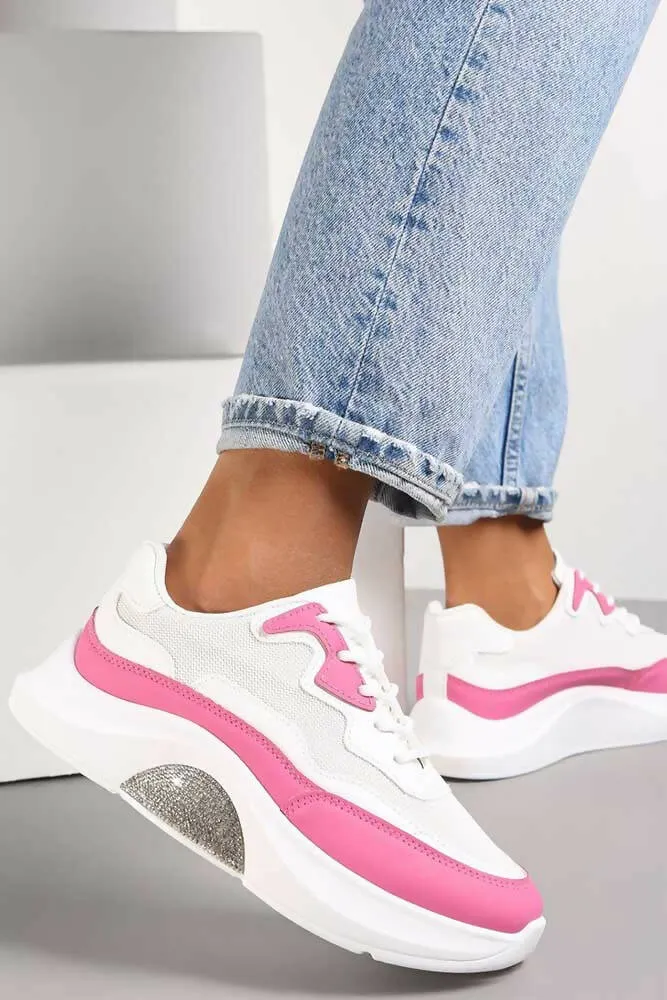 Chunky Diamante Sole Detail Trainers