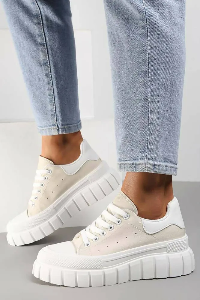 Chunky Sole Lace Trainers