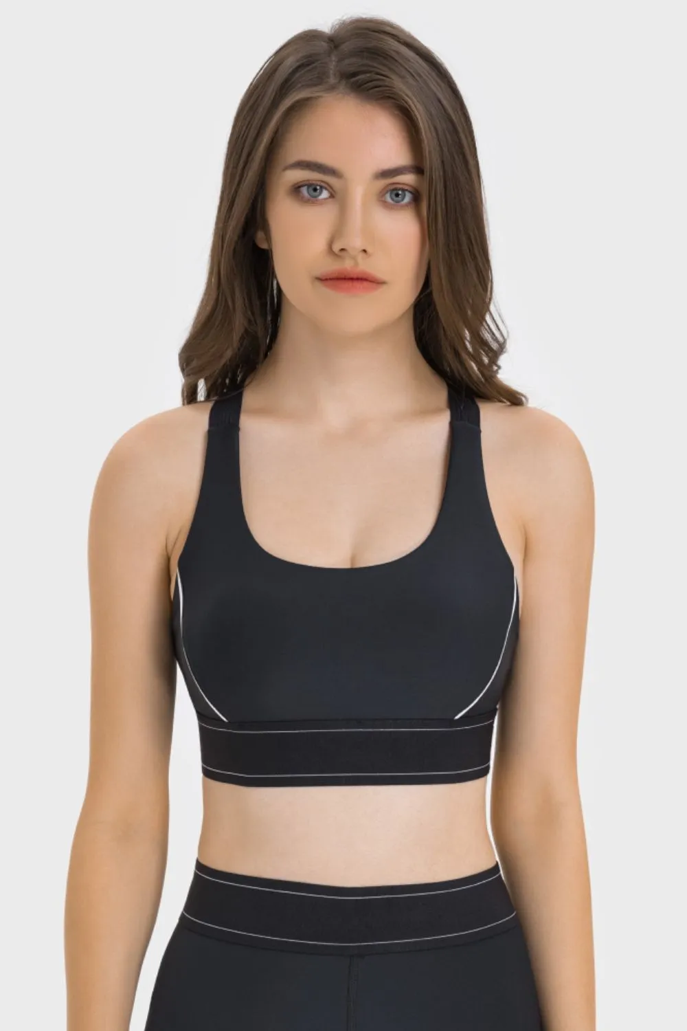 Contrast Sports Bra