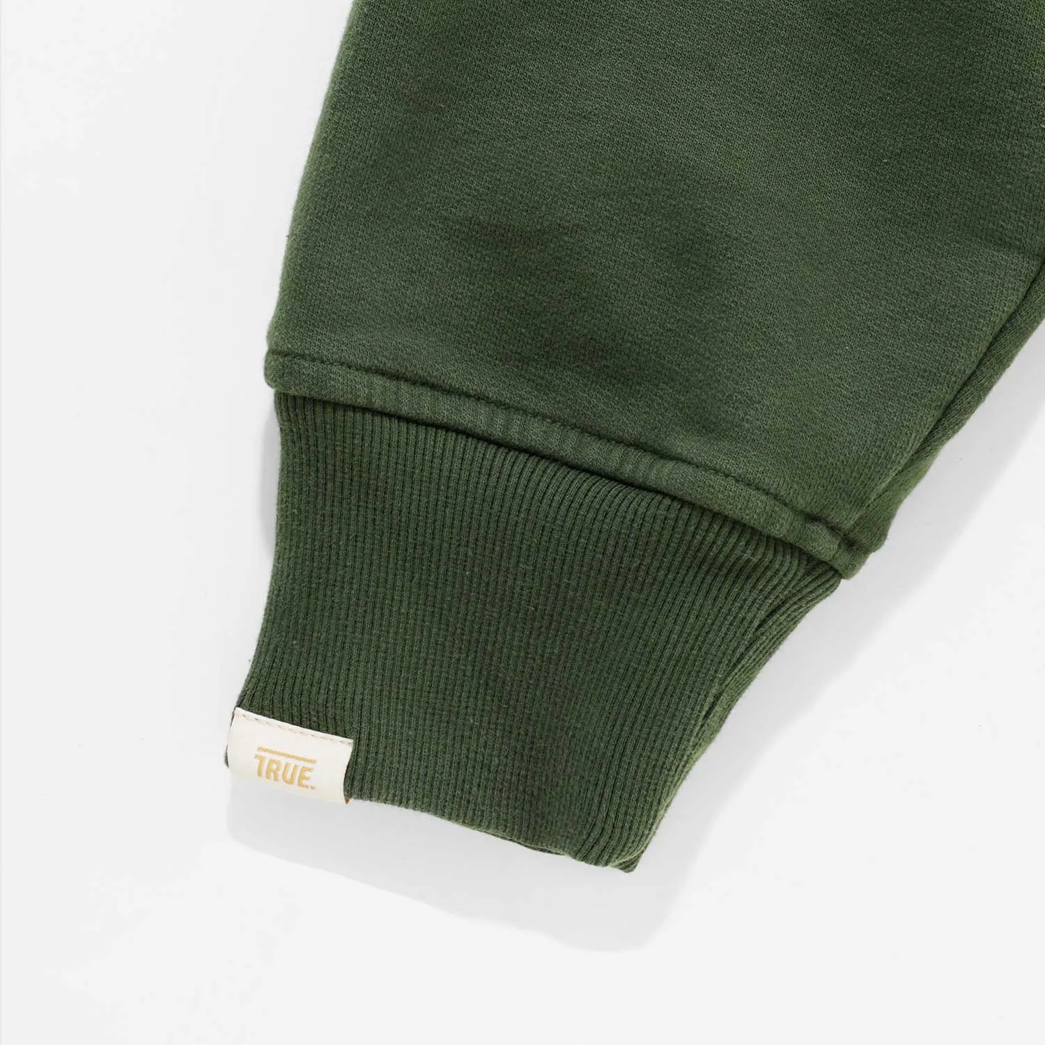 Curvy Logo Hoodie - Military Green