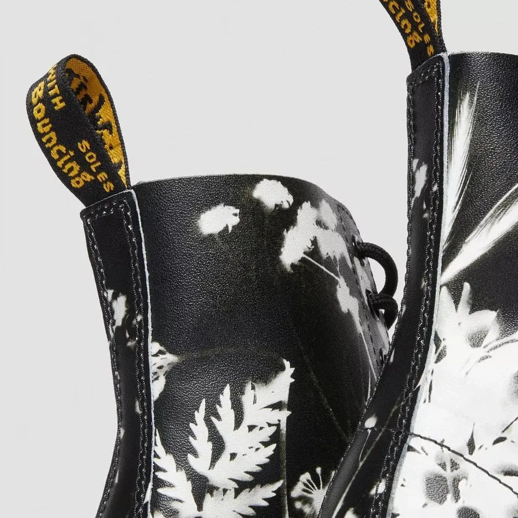 Dr. Martens Women's Pascal Floral Shadow - Black White