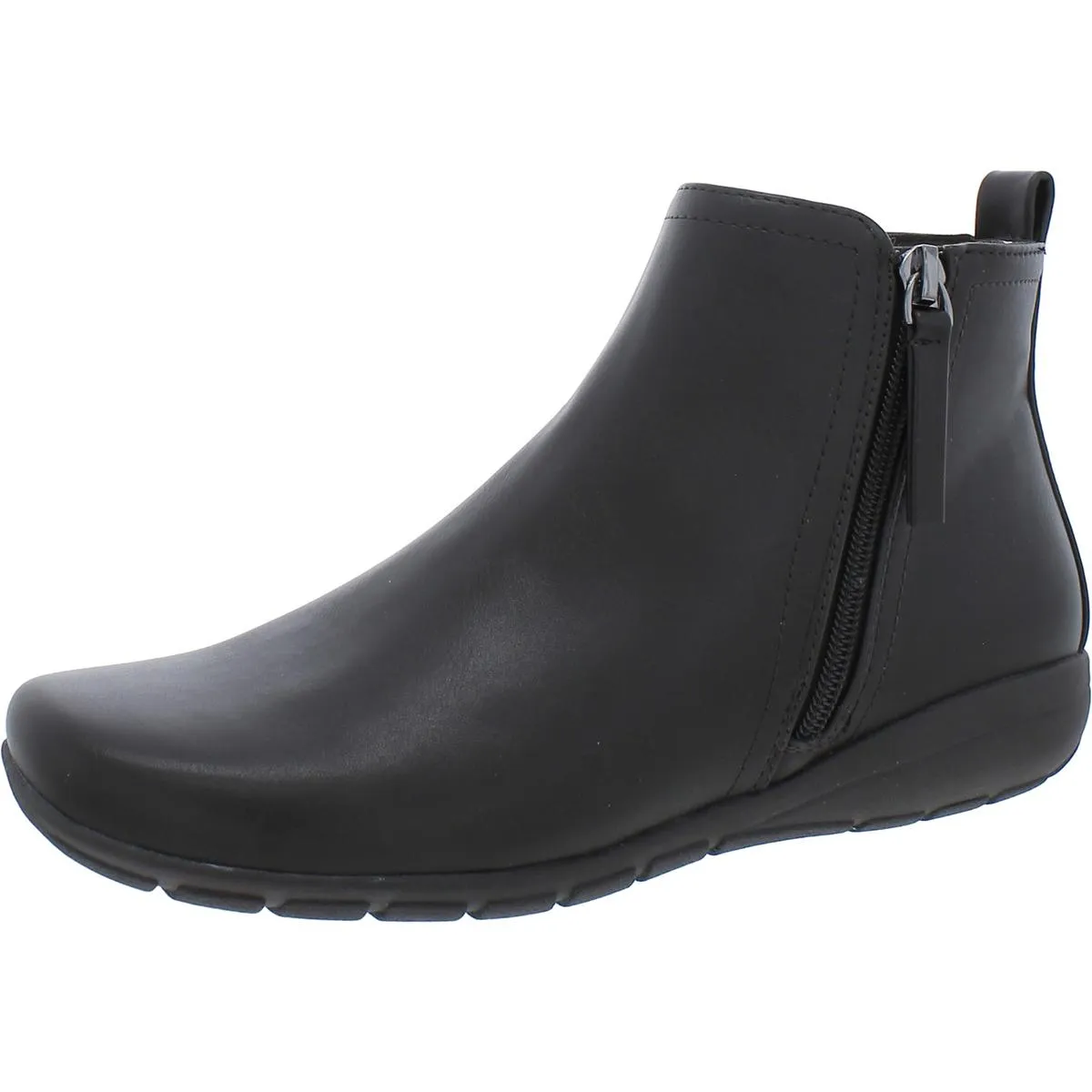 Easy Spirit Womens Faux Leather Ankle Booties