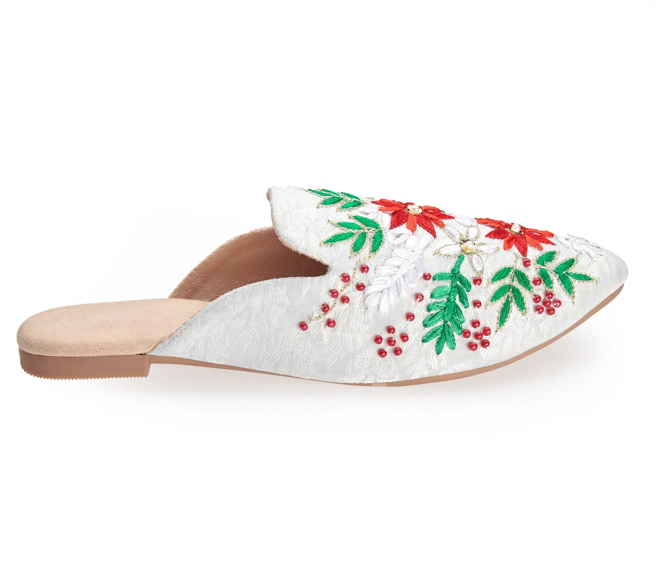 Festive Snowflake Mules