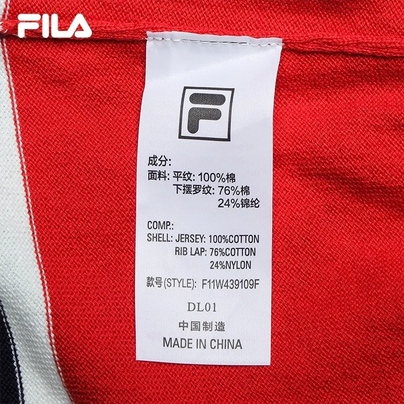 FILA CORE LIFESTYLE ORIGINALE FRENCH TENNIS CLUB Women Short Sleeve T-shirt (Red)