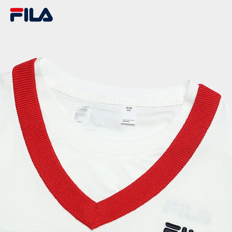 FILA CORE LIFESTYLE ORIGINALE FRENCH TENNIS CLUB Women Short Sleeve T-shirt (Red)