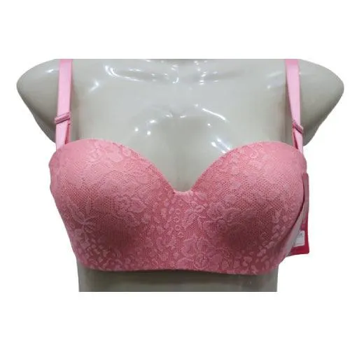 Floral Bra Half Cup Wired Bra for Women Pushup Bra Latest Style Bra for Functions Plus Size Bra