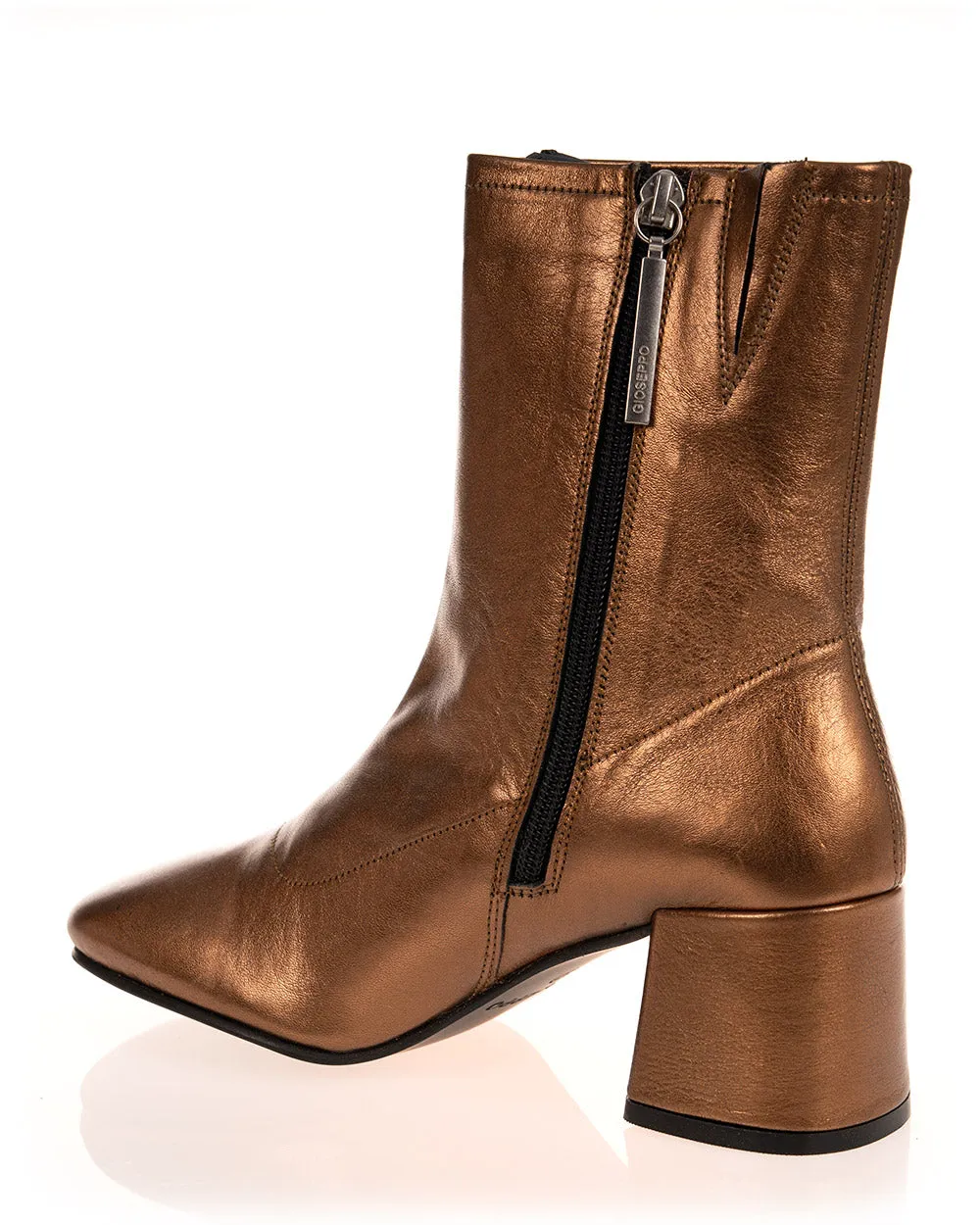 Giosseppo 70825 Evanton Bronze Leather Ankle Boot