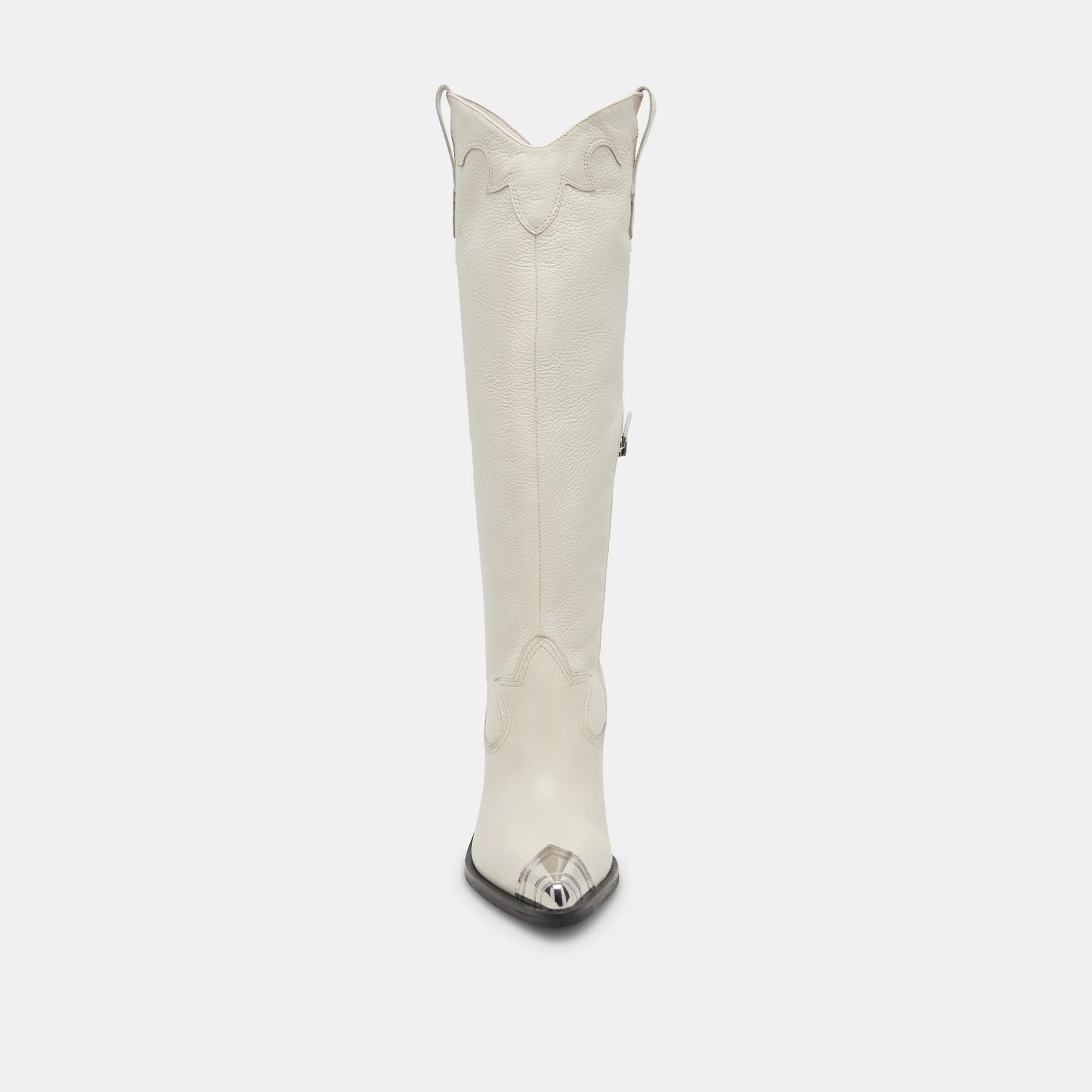 KAMRYN BOOTS OFF WHITE LEATHER