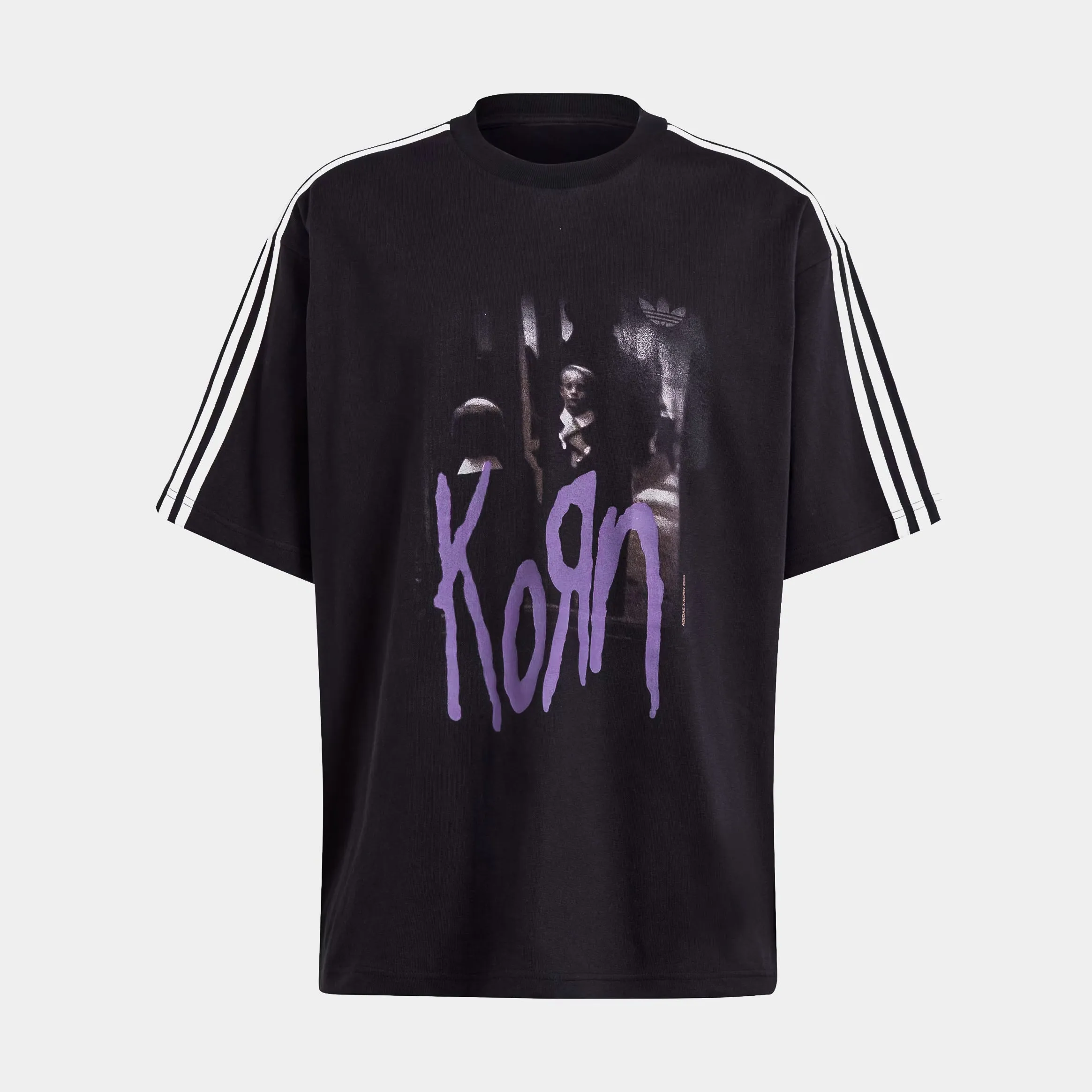 Korn Graphic Mens Short Sleeve Shirt (Black/Purple)