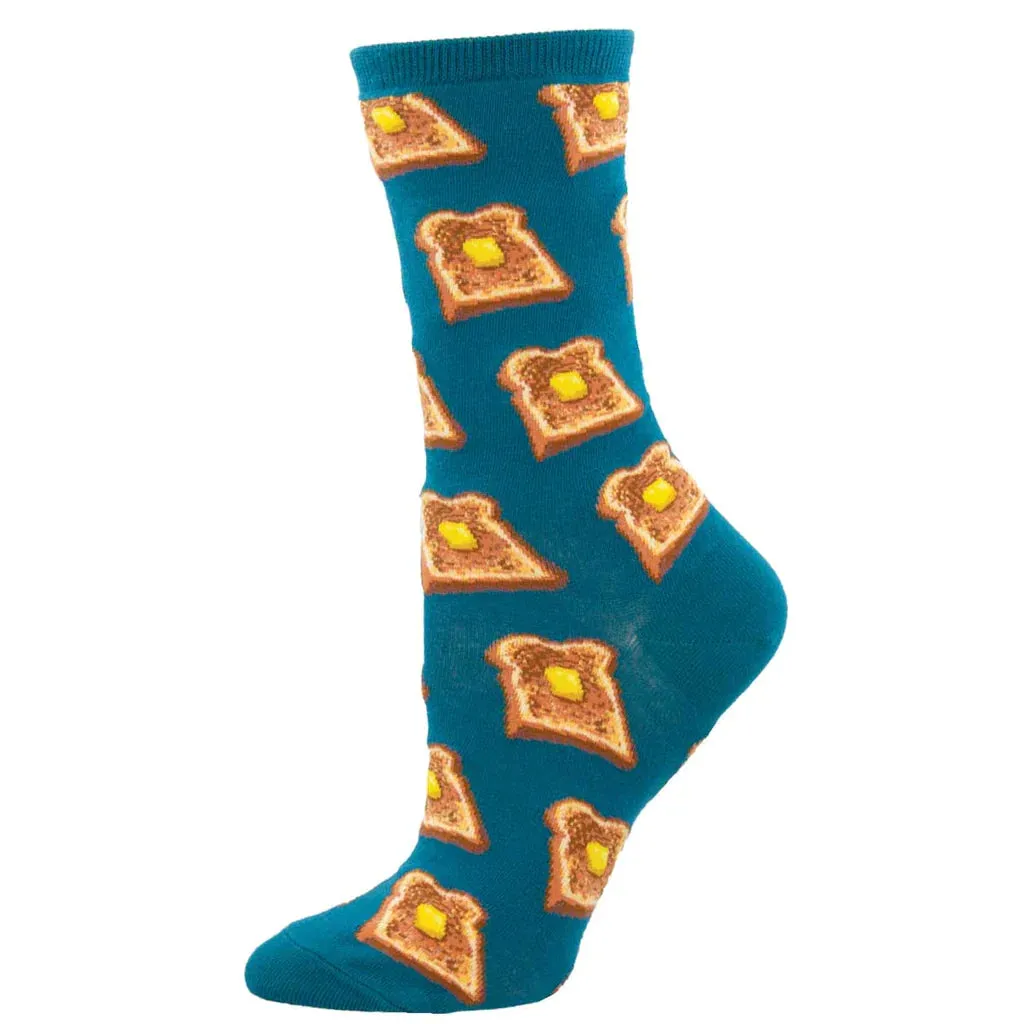 Ladies Buttered Toast Socks