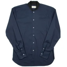 Maison Kitsuné - Poplin Rib James Shirt - Dark Navy