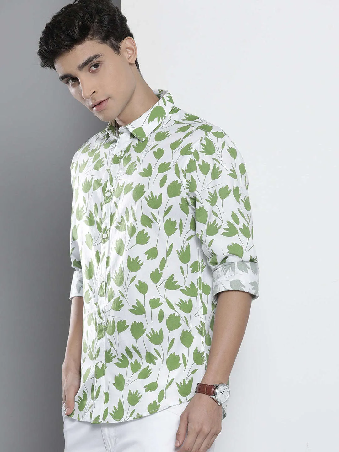 Men Abstract Printed Shirt