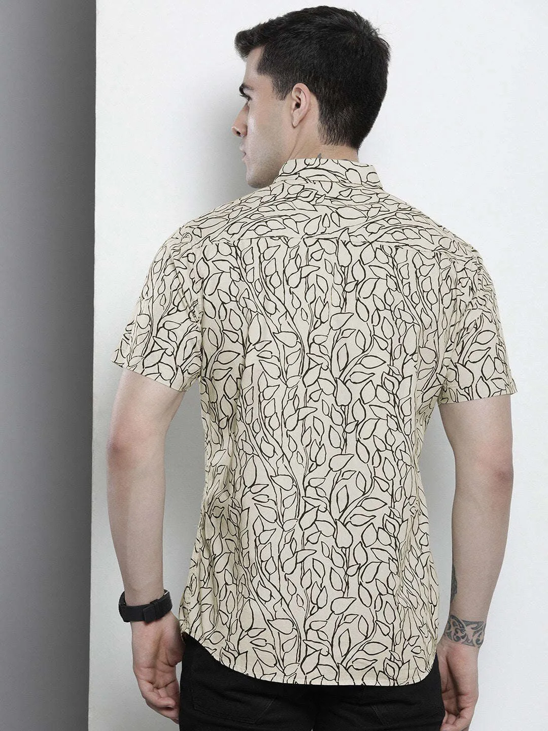 Men Abstract Printed Shirt