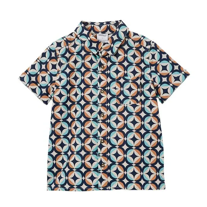 Milky Retro Cotton Shirt