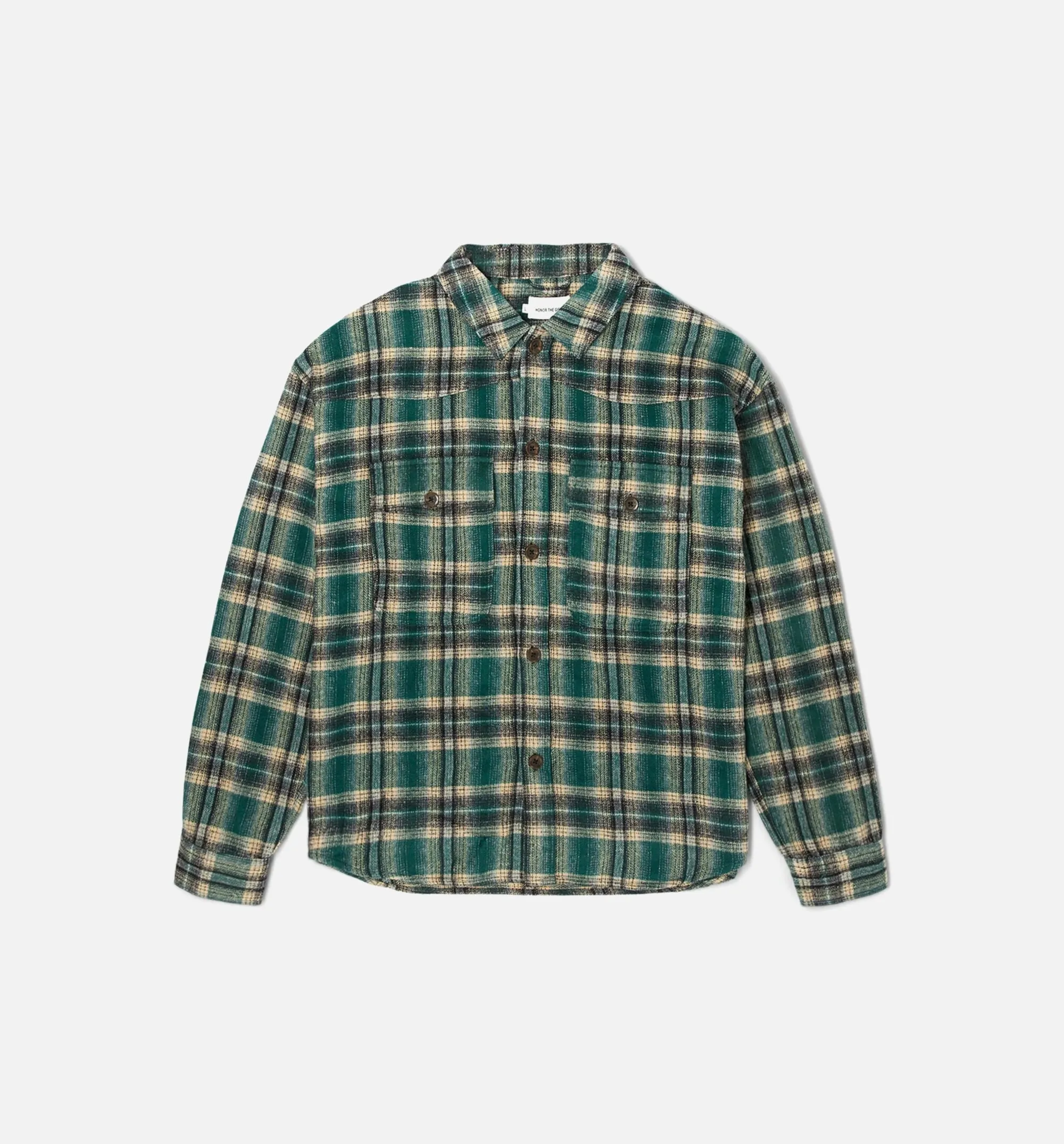 Nostalgia Flannel Mens Shirt - Green