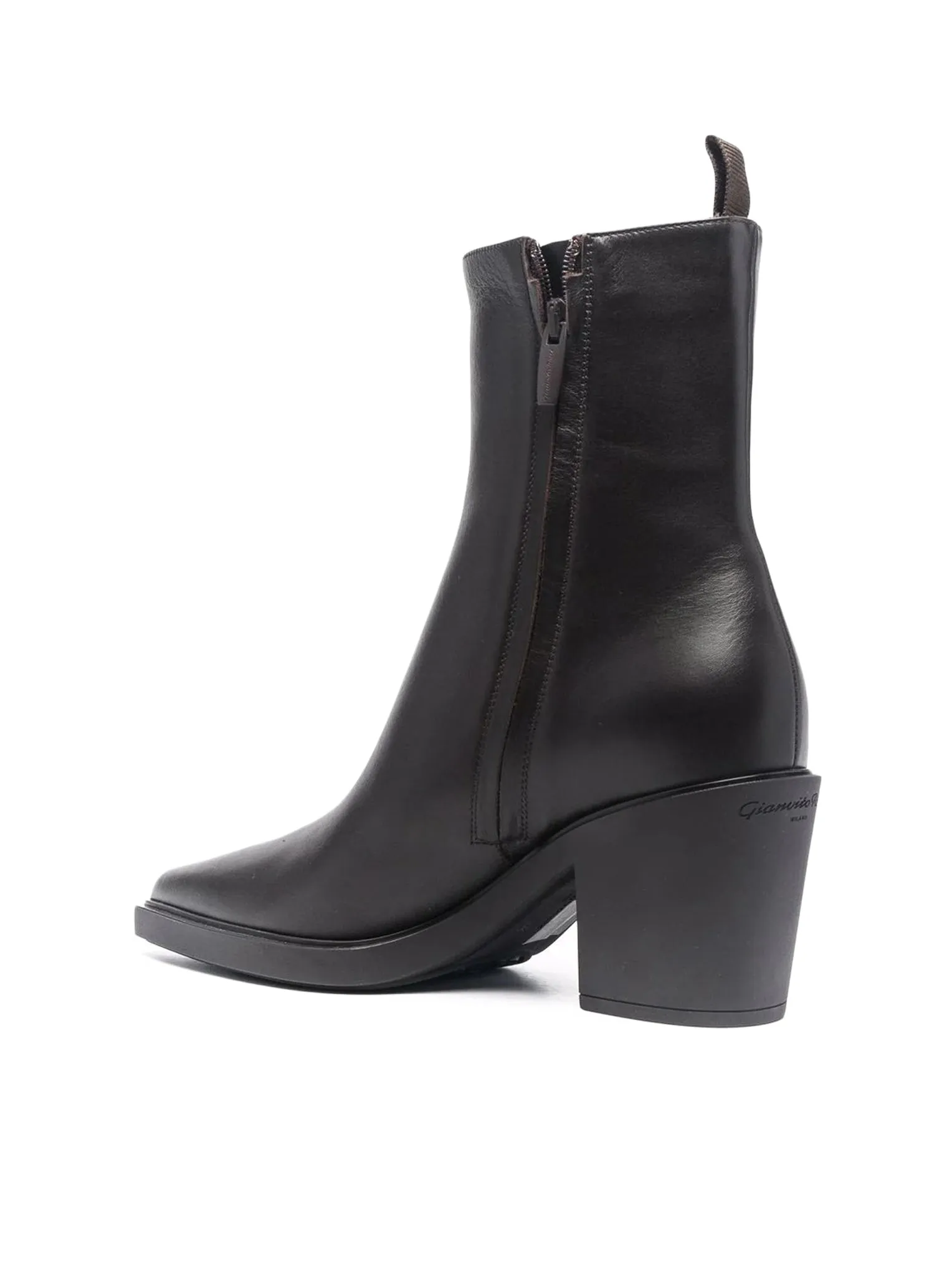 pointed-toe ankle boots