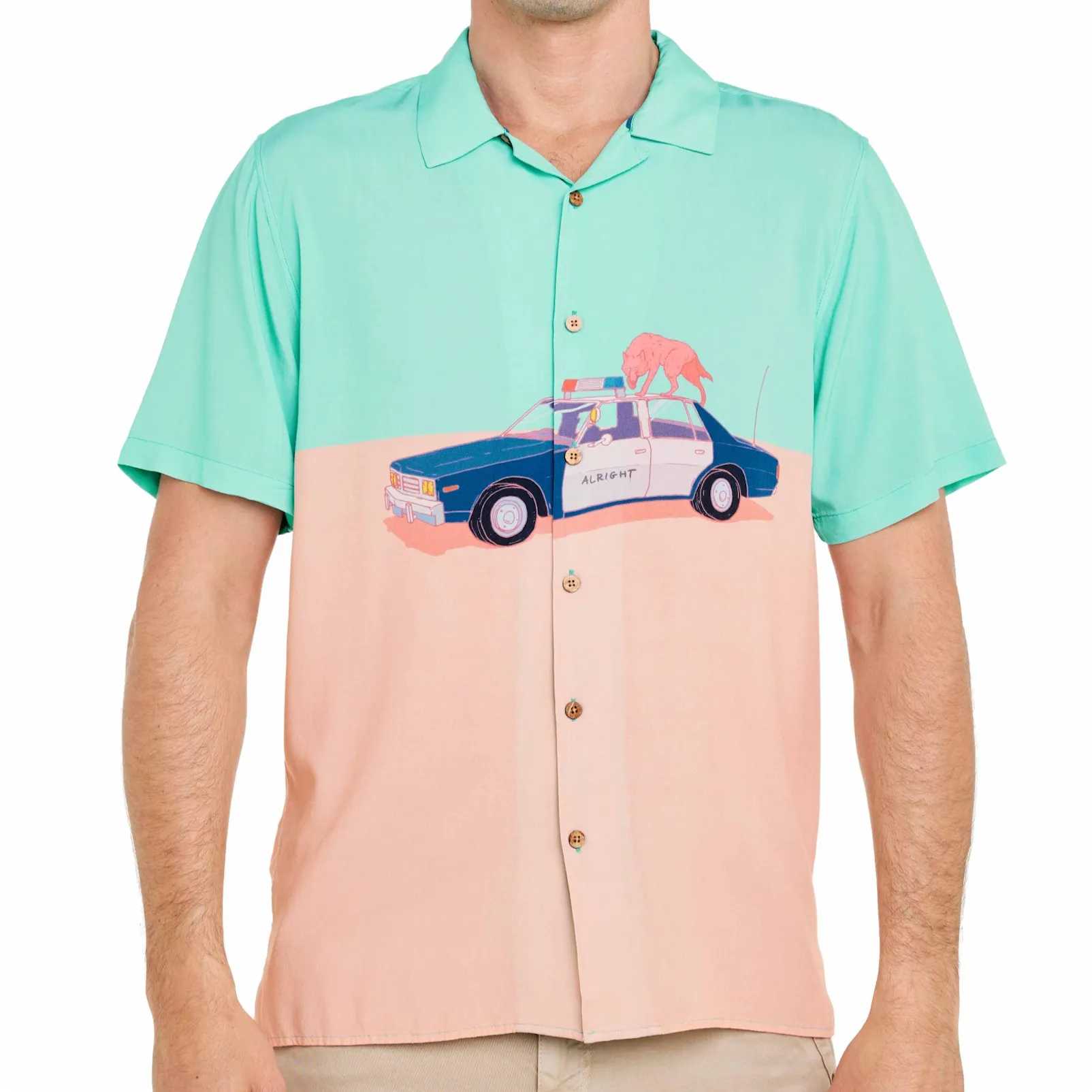 Police Shirt (Aqua)