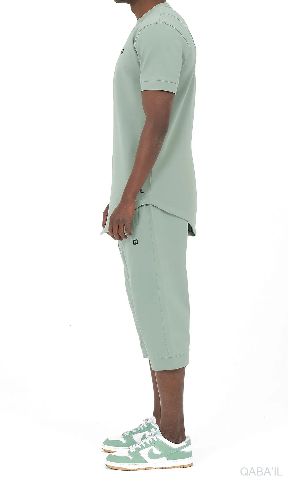 QL Relaxed Fit Nautik Set in Almond Green