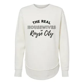 Real Housewives Graphic Sweatshirt & Tee • Heather Natural Prism