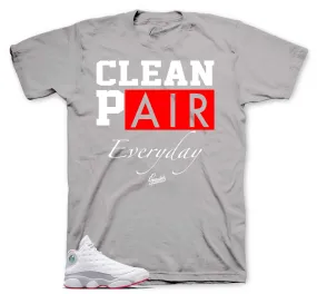 Retro 13 Wolf Grey Clean Pair Shirt