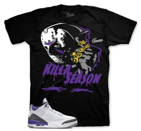 Retro 3 Dark Iris Killa Season Shirt