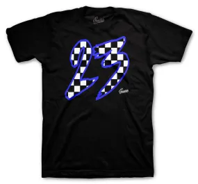 Retro 3 Racer Blue Checkered Shirt