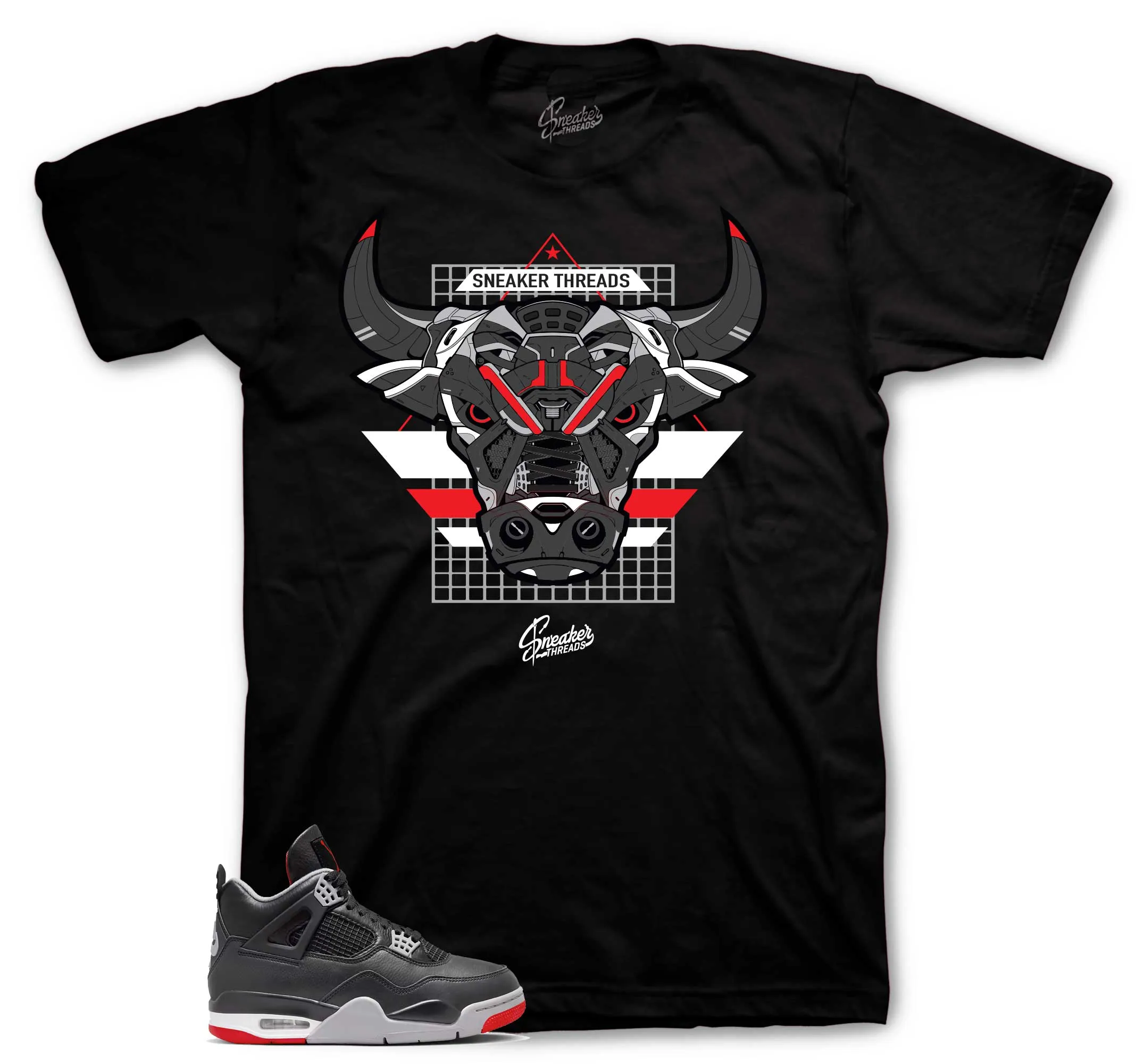 Retro 4 Bred War Bully Shirt